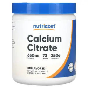 Nutricost Calcium Citrate, Unflavored, 8.9 oz (250 g)