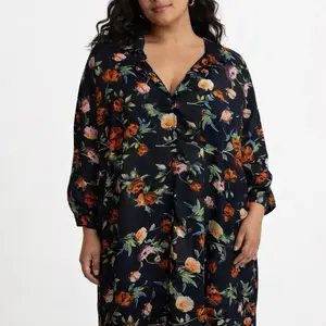 Boohoo Multicolor Floral Print Dress