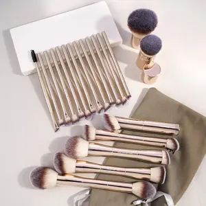 Maange 21-Piece Makeup Tool Set with 20 Professional Face Brushes, Foundation Brush, Eyeshadow Brush, Blush Brush, Loose Powder Brush, Cosmetic Brushes