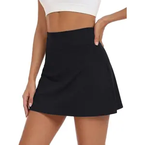 DLOODA Golf Skorts for Women with Pockets Inner Shorts Tennis Skirt High Waisted Athletic Skorts Workout Pickleball