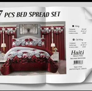Luxury King 7-Piece Floral Bed Set - Instant Bedroom Transformation Essential