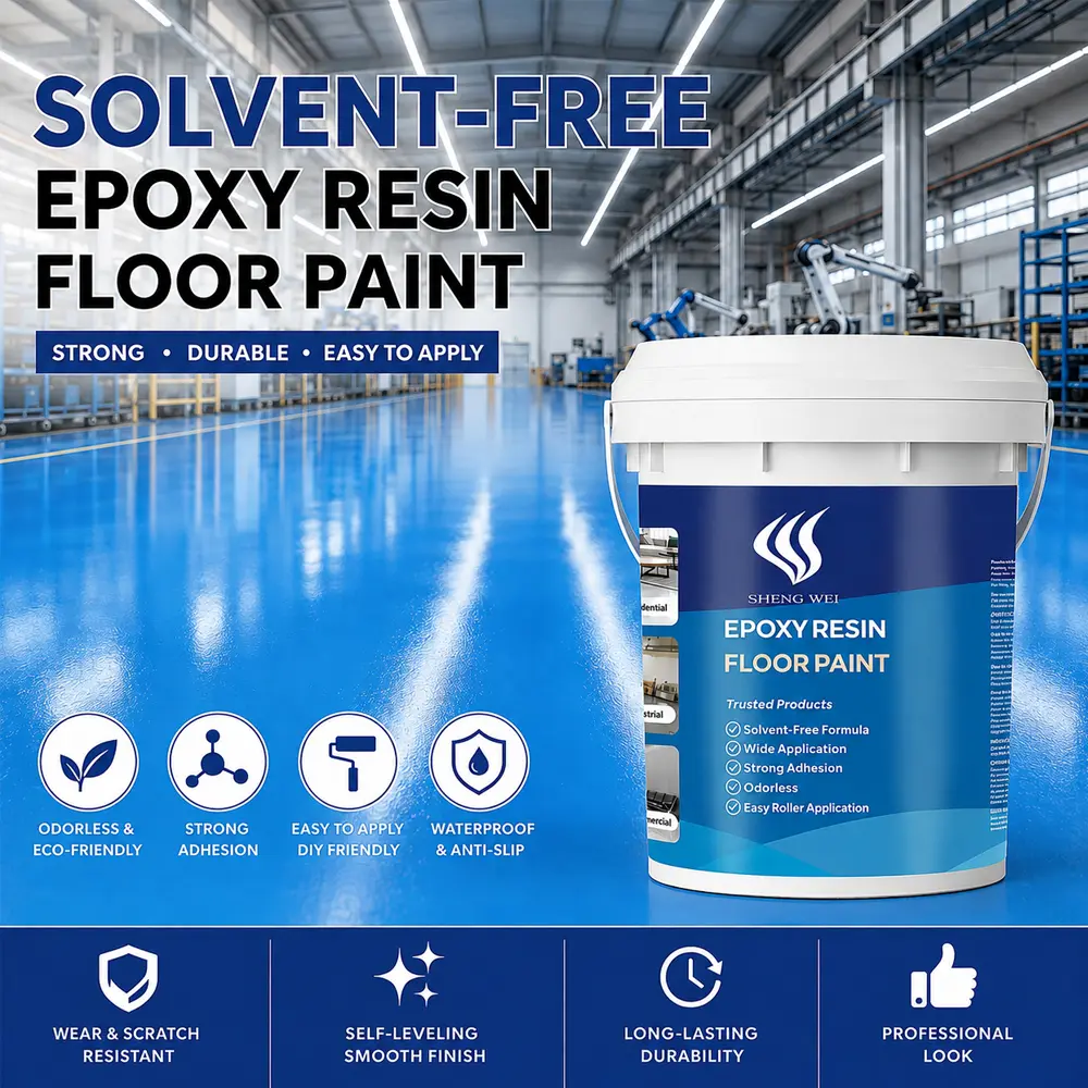 Premium Eco-Friendly Epoxy Floor Coating Kit - Concrete Sealant, Heavy-Duty Wear-Resistant Water-Resistant Resin, Low-Odor Non-Toxic High-Gloss Durable Epoxy Finish, 1Gal & 3Gal Options for DIY Users, Garage Floors, Cement Crack Repair