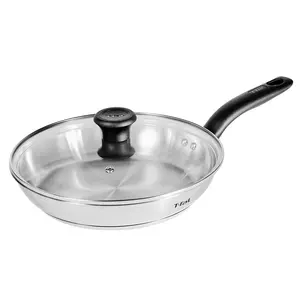 T-Fal Simply Cook 11" Stainless Steel Fry Pan with Lid T-Fal Simply Cook 11" Stainless Steel Fry Pan with Lid