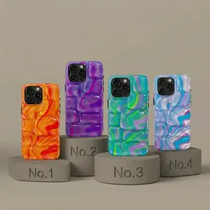 NeeDohS Cool Crush Ice Cube Phone Case, 3D Effect Tough Case, Cool Crush IceCube Pattern Phone Case For iPhone & Samsung