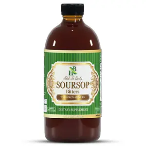 Herb To Body Soursop Living Bitter 16oz | Supplement | Health Booster Edible Healthcare Dietary Fitness