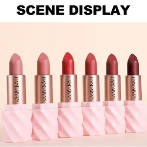 Ice Cream Cone Soft Matte Lip Gloss All Day Waterproof Lip Color No Fading Transfer Resistant Easy Application Vibrant Shades