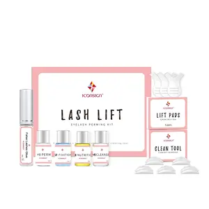 1 Box Eyelashes Lifting Curler Kit, Professional Eyelash Perming Kit, Salon Lash Lift Kit Eyelash Curling Perm Kit, Curling Eyelashes Lift Kit, Girls & Women Curl Eyelashes Makeup Tool, Eyelash Fixer