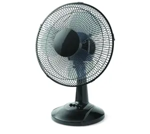 12" 3-Speed Oscillating Table Fan - Elegant Design for Home Decor