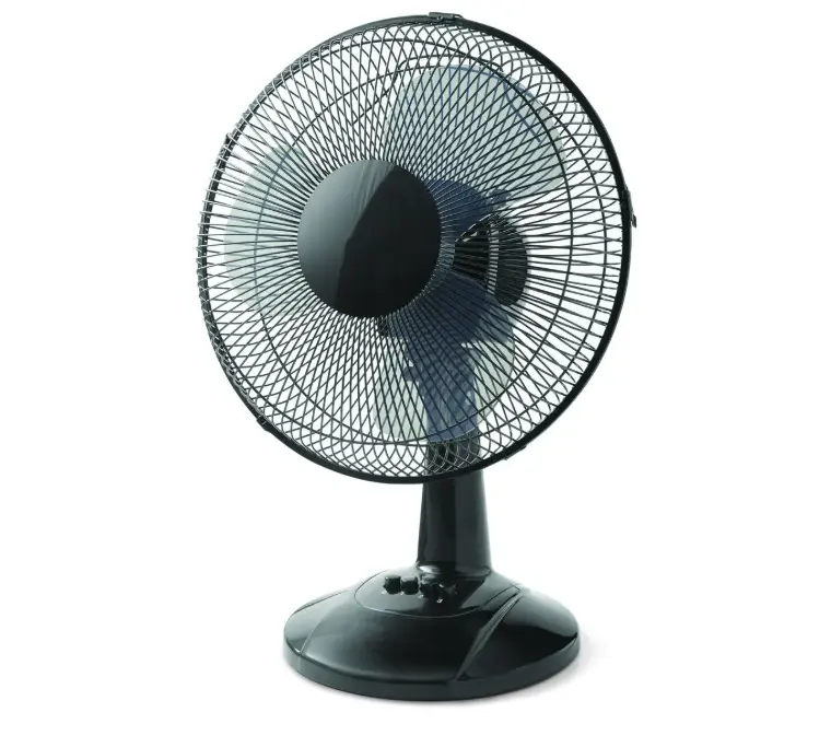 12" 3-Speed Oscillating Table Fan - Elegant Design for Home Decor