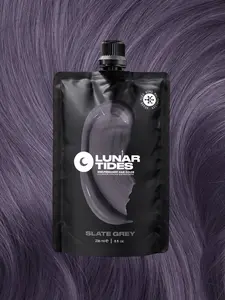 Lunar Tides Hair Color - Slate Grey Medium Neutral Gray Semi-Permanent Hair Dye Vegan Cruelty-Free