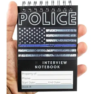 Law Enforcement Incident Report Notepads, Sheriff,  &  Gear, EDC Officer Notebook, Cop Gifts, Interview Equipment Accessories Book, 6 Pack ()