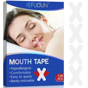 SEFUDUN Closed Mouth Patch, Prevent Snoring, Anti-Open Mouth Mouth Breathing Patch Seal Mouth Patch Stop Snoring Patch Sleep Corrector, Skin Care Adult Night Patch Mouth Breathing Patch Sleeping Stop Snoring Snoring Patch