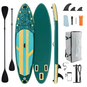 【Deal】Premium SUP Inflatable Stand Up Paddle Board with 2-in-1 Paddle, Wide Stable Design, Non-Slip Comfort Deck for Adults & Youth