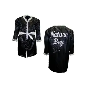 Ric Flair Signed Custom Black WWE Wrestling Robe JSA
