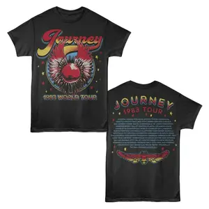 Journey 1983 World Tour FB Smoke T-Shirt
