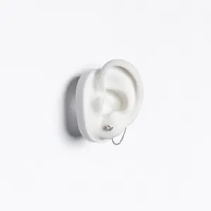 Bling Bliss Silver Deafmetal USA Hearing Aid Retention Jewelry