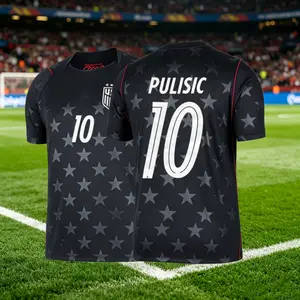 2026 Men's Away #10 Pulisic Short-Sleeve Soccer Jersey - Breathable