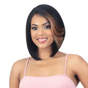 Mayde Beauty Human Hair Blend Glueless HD Lace Front Wig Mocha Ice