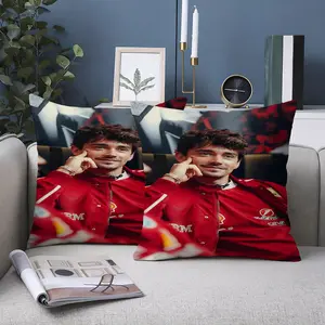 2PC, Charles Leclerc inspired pillow cover, 18 inches * 18 inches, double-sided printing, Christmas decoration, sofa waist pillowcase, pillowcase does not contain pillow core. suitable for gift giving