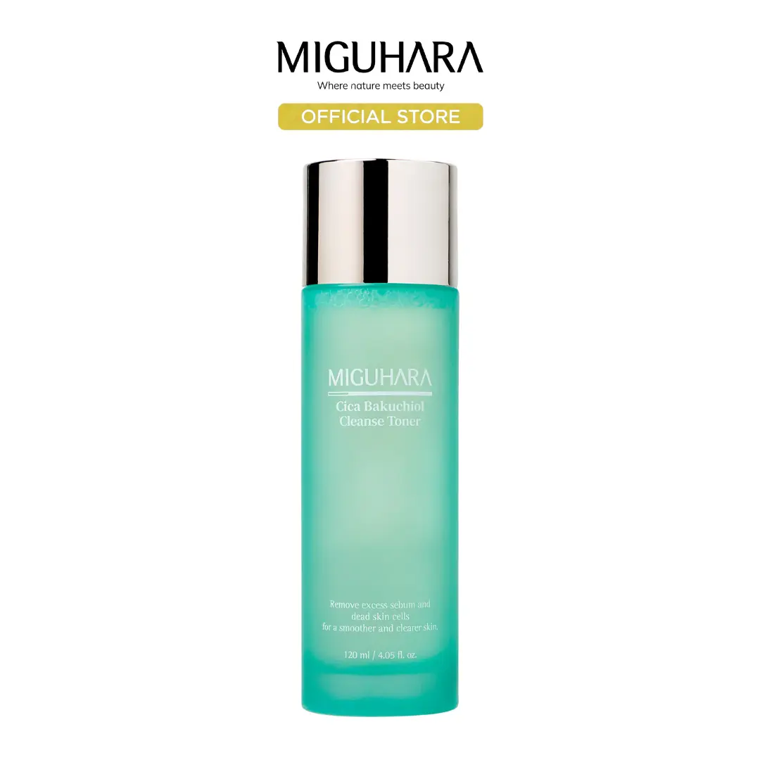 CICA Bakuchiol Cleanse Toner | Korean Skincare 2in1 Toner (120ml/4.05 fl. oz.)