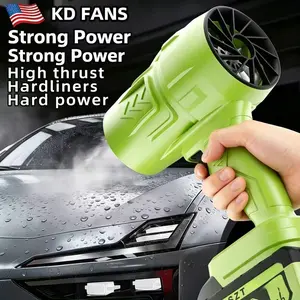 Cordless Leaf Blower Violent TurboFan,BrushlessPure Copper Motor Jet Fan Wit