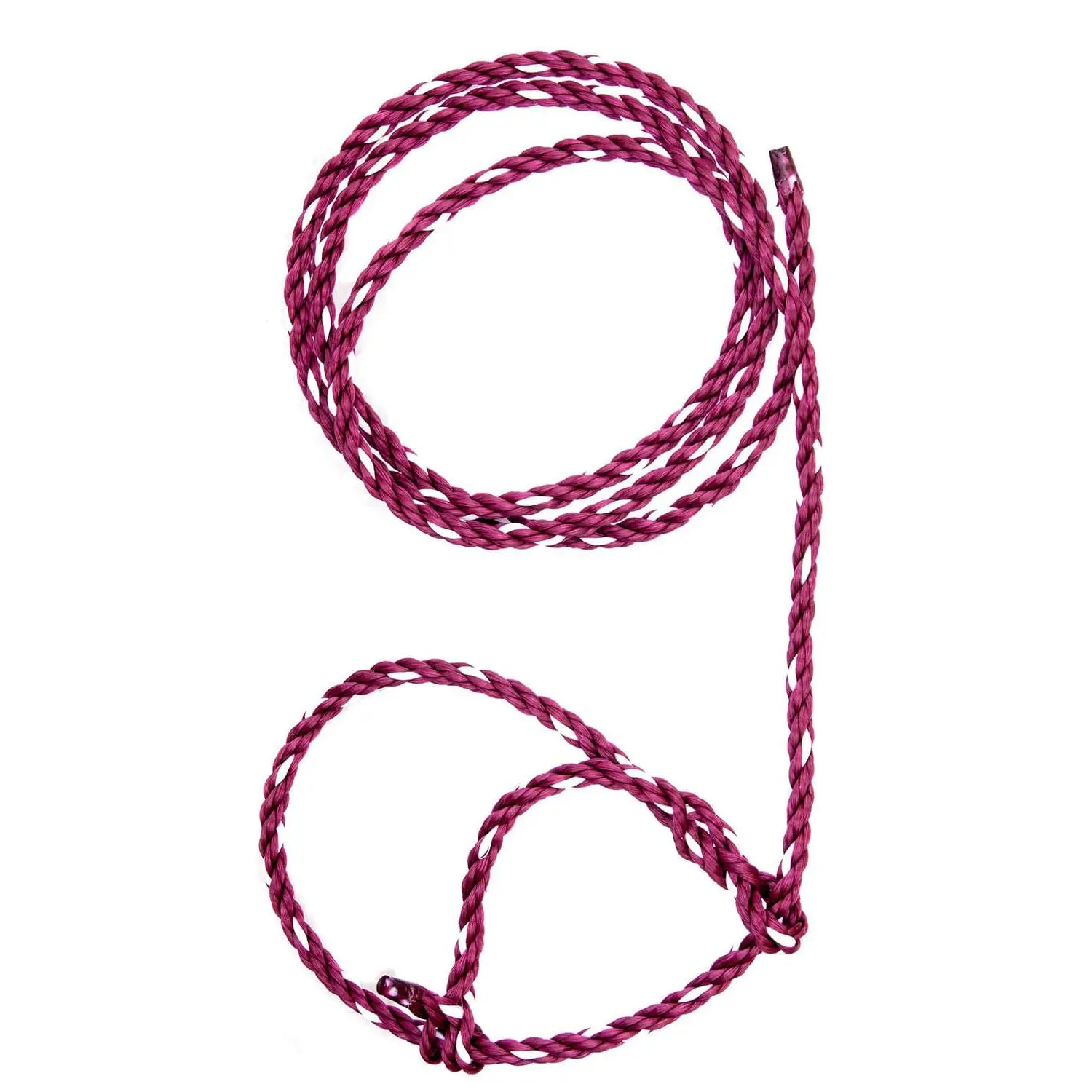 Troyer’s Poly Calf Halter with 5' Lead – Durable 3/8" Poly Rope