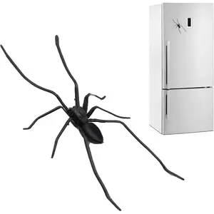 Household daily necessities 3D Spider Fridge Magnet, Realistic Spider Magnets, Cute Spiders Designs Decorations, Funny Magnets for Fridge, Garage Door, Strong Adhesive & Removable Home Decals Halloween Decor