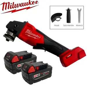 Milwaukee M18 125mm Cordless Brushless Angle Grinder Slim Grip 18V Power Tool for Auto Repair & Fabrication