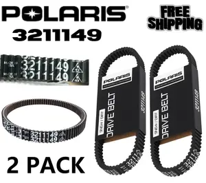 2 Pack Polaris 3211149 Drive Belt OEM Replacement CVT Belts UTV ATV