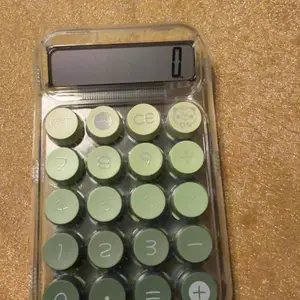 Circular Mechanical Desktop Calculator, 1 Count Battery Powered Calculator without Battery, Accounting Supplies for School Student Office