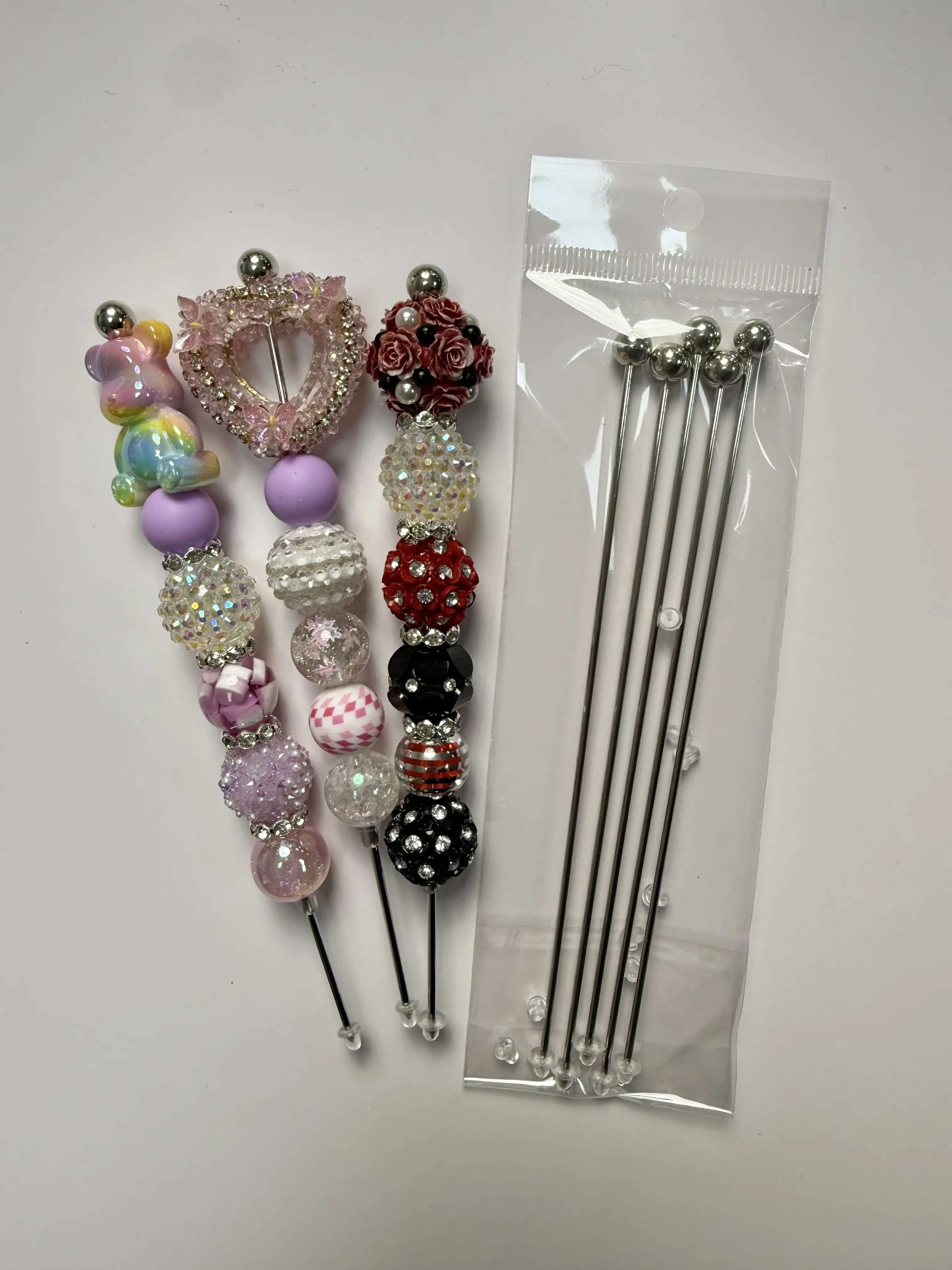 5Pcs Beadable Weeding Tool Pocky Plant Decoration 6inch