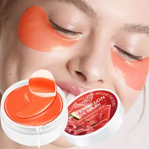 ROZINO Watermelon Eye Mask Hydrating Moisturizing Eye Mask Patch Under Eye Patches for Dark Circles and Puffiness Infused with Watermelon Essence