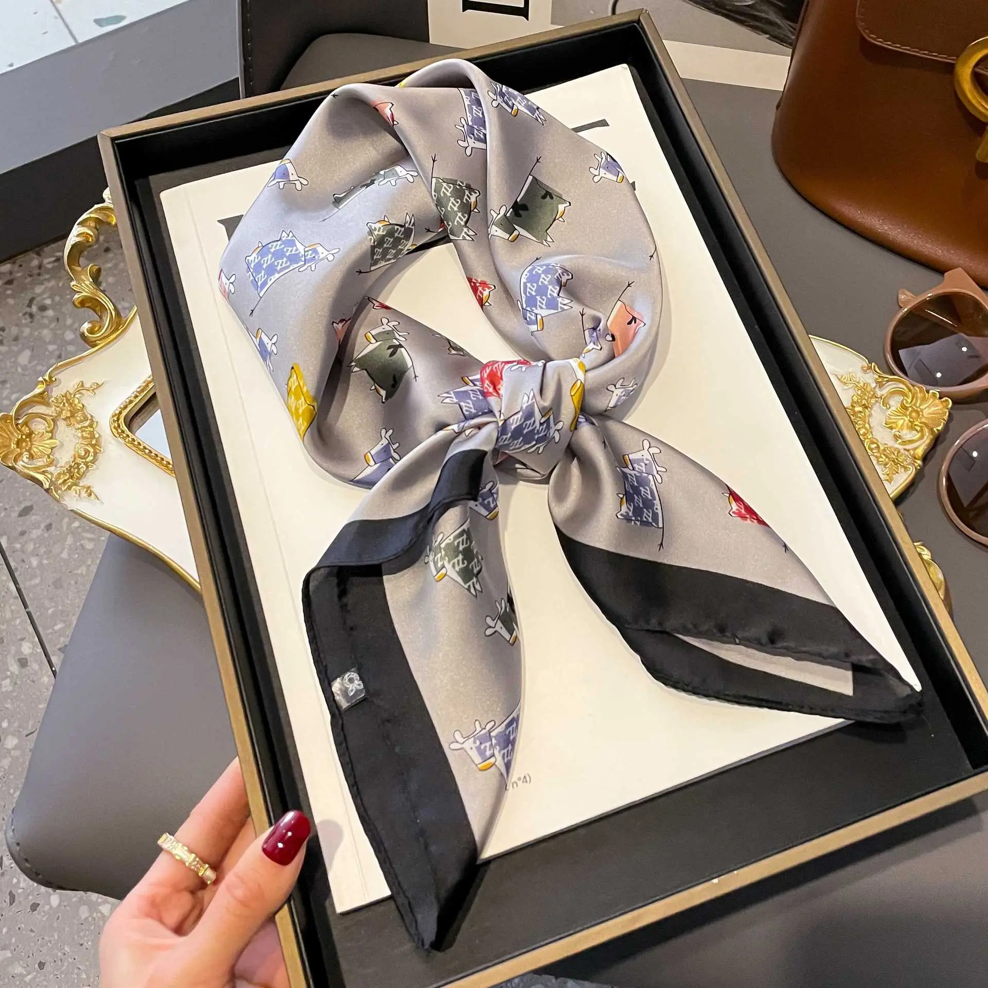 Cows in shades of gray