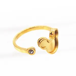 Disney Mickey Mouse Ring Adorable & Cute Design Featuring Iconic Mickey Mouse Style for Disney Enthusiasts Perfect for Fans