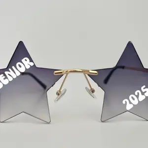 Senior 2025 star shaped sunglasses