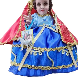 Vestido de Nino Dios de San Martin Caballero Azul Baby Jesus Dress Saint Martin The Rider Blue