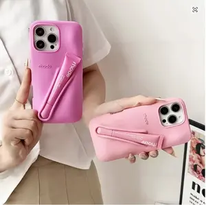 Rhode Soft Silicone iPhone Case with Lip Gloss Slot – Everyday Protective Design for iPhone 11–17