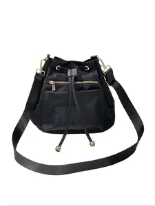 New Fashion Casual Large Capacity Camo Crossbody Bag, Travel Leisure Shoulder Bag, Drawstring Bucket Bag for Daily Commute Use
