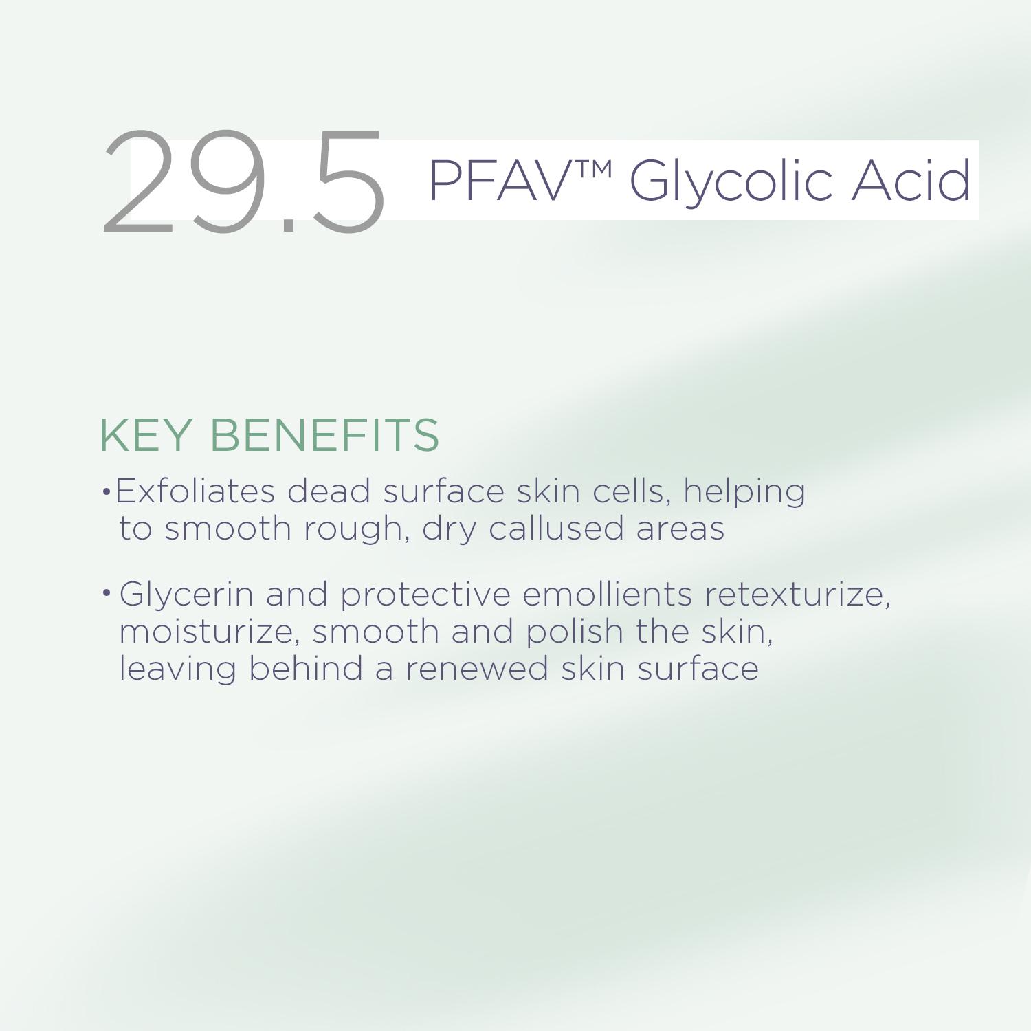 Glytone AHA+ Ultra Softening Foot Cream for Dry, Cracked Feet - Intensive Hydration & Exfoliation