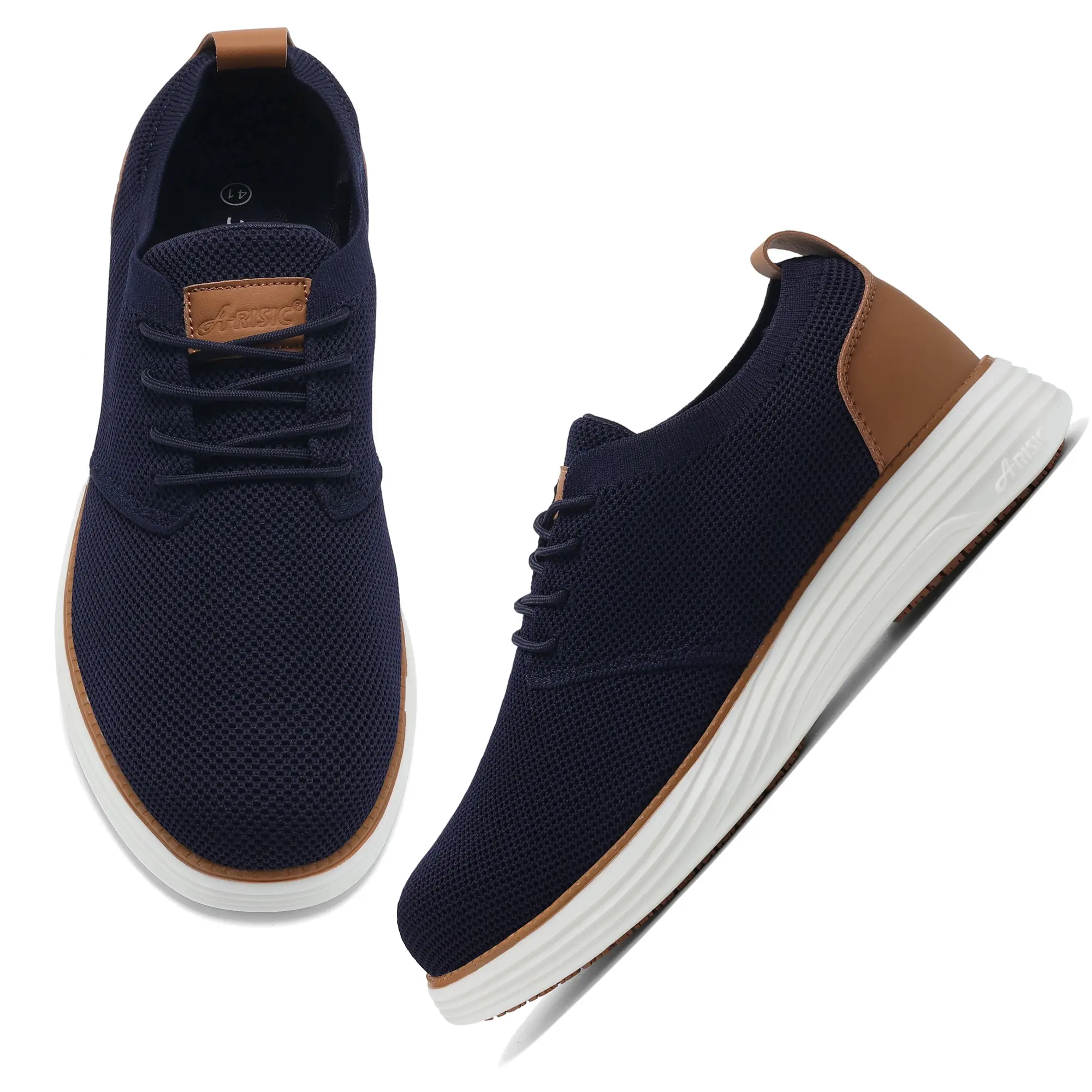 Men's Steel Toe Work Shoes - Lightweight Breathable Safety Sneakers with Non Slip Sole