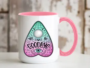 Pastel Gothic Spirit Board Planchette Goodbye 15oz Coffee Mug Halloween Goth Aesthetic Witch Witchy Occult Supernatural Gift