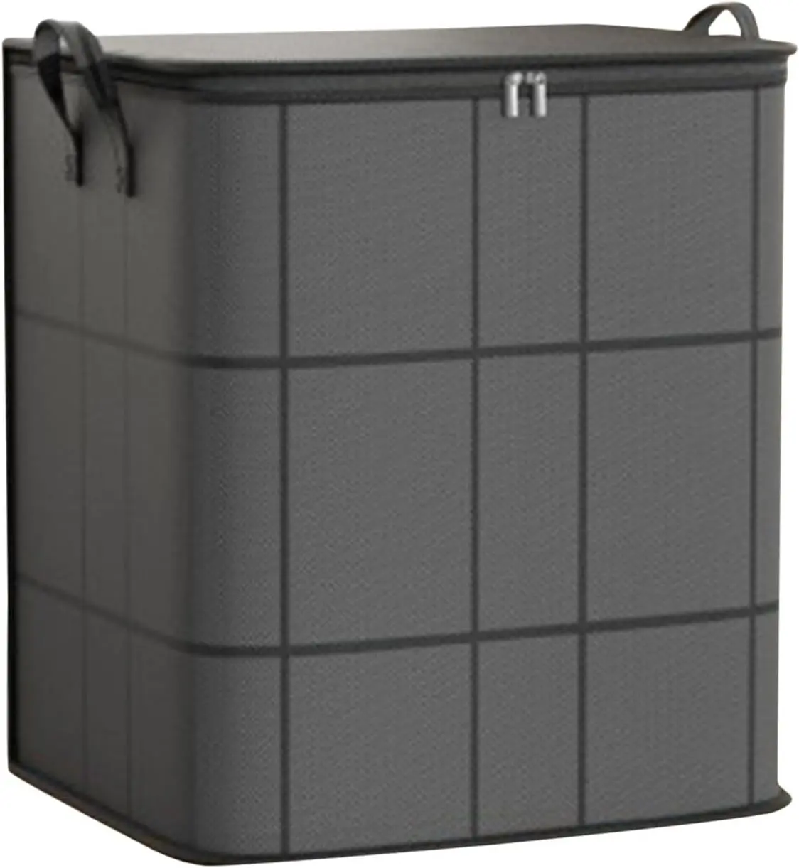 1PCS Portable Moving Storage Bags - Large Capacity Zippered Fabric Organizer for Bedding & Clothes - Foldable Heavy Duty Blanket Spacious Moving Storage Bins for Quilts, Comforters XXL (210L)