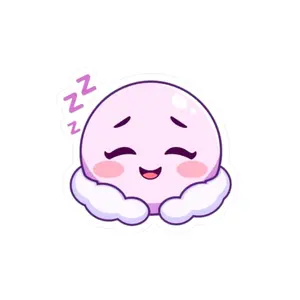 Cute Sleeping Cloud Kiss-Cut Stickers, Sweet Dream Decor, Laptop Decals, Gift for Kids, Cute Stationery, Fun Party Favors decorative sticker vinyl sticker waterproof sticker bullet journaling unique