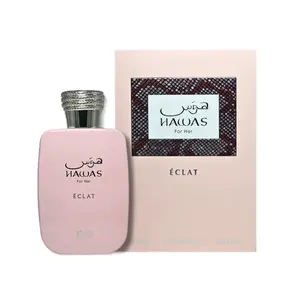 RASASI Hawas Eclat Eau De Parfum Spray for Women, 3.4 Ounce - New Niche Fragrance Captivating Oud Hypnotic Amber Citrus Floral Woody Great Scent