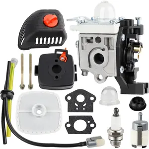SRM 225 Carburetor Echo SRM-225 GT 225 PAS 225 PE 225 SHC 225 PPF 225 Trimmer Weedeater with SRM 225 Air Case Cleaner Cover Fuel Line Tune Up Kit