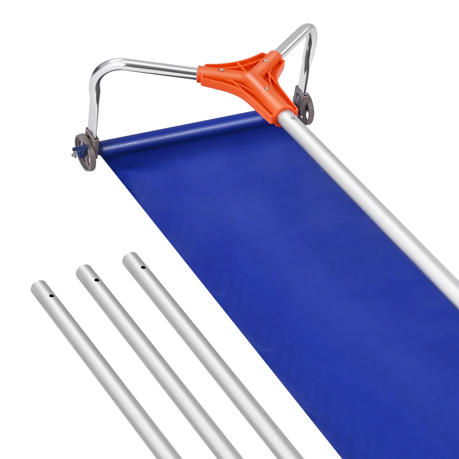 VEVOR Snow Roof Rake, 17 in Aluminum Blade, 4.1-17.2 ft Adjustable Roof Snow Scraper with Wheels & Slide, Lightweight Snows Removal Tool for House Rooftop Leaves Debris Clearing