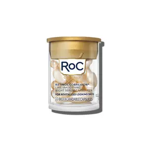 [RoC Skincare] RETINOL CORREXION Line Smoothing Night Serum Capsules Mini