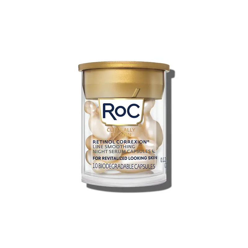 [RoC Skincare] RETINOL CORREXION Line Smoothing Night Serum Capsules Mini
