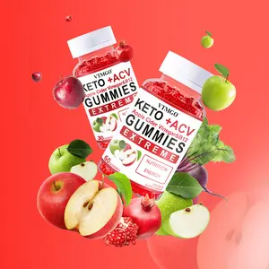 Keto ACV Premium Gummies with Apple Cider Vinegar Ketone Supplement, Gluten Free, Apple Flavored Formula for Men and Women
