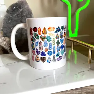 Assorted Crystals Mug